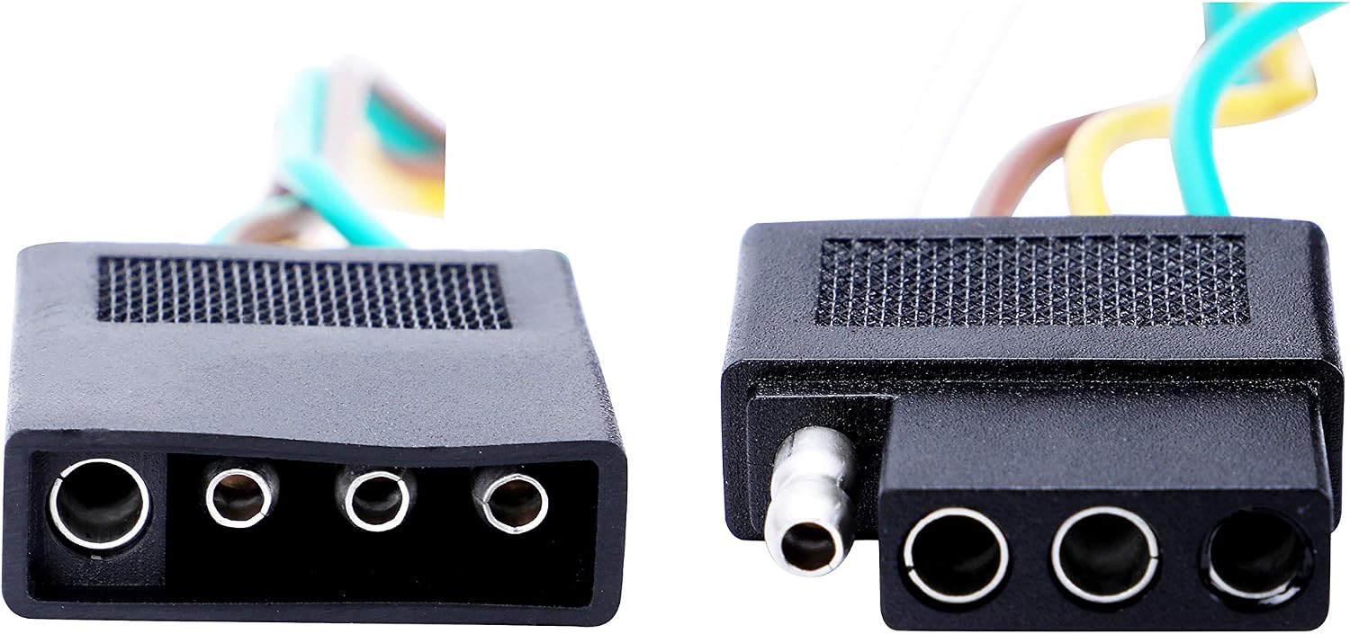 MAXXHAUL 50343 12V LED Submersible Left and Right Trailer Lights for Trailers Less than 80" Wide