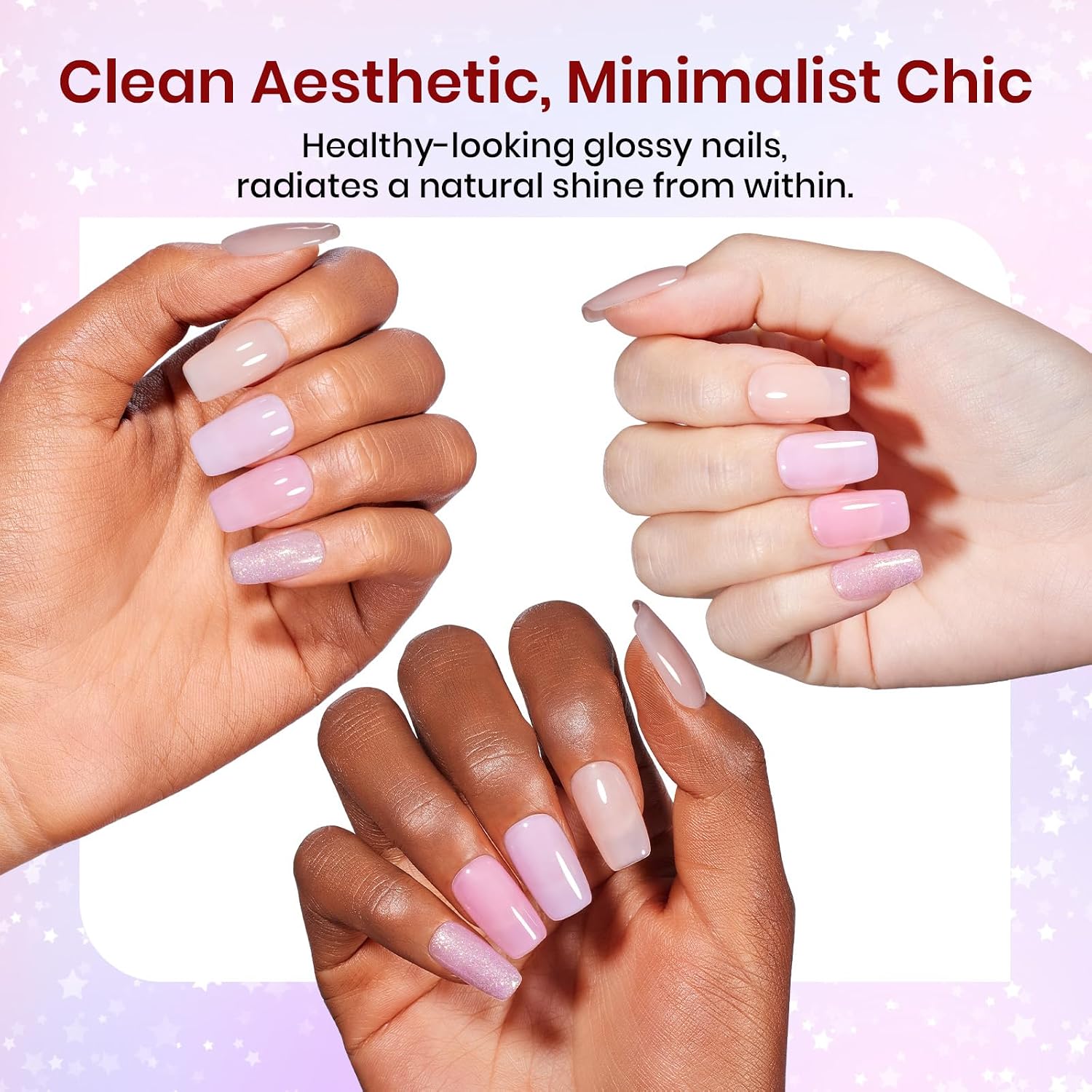 Beetles Gel Nail Polish Set with Base Glossy Matte Top Coat Macaron Gel