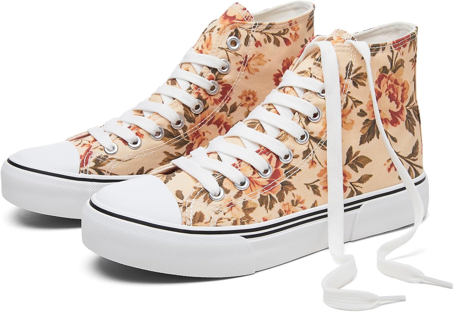 hash bubbie High Top Canvas Sneakers Fashion Walking Shoes