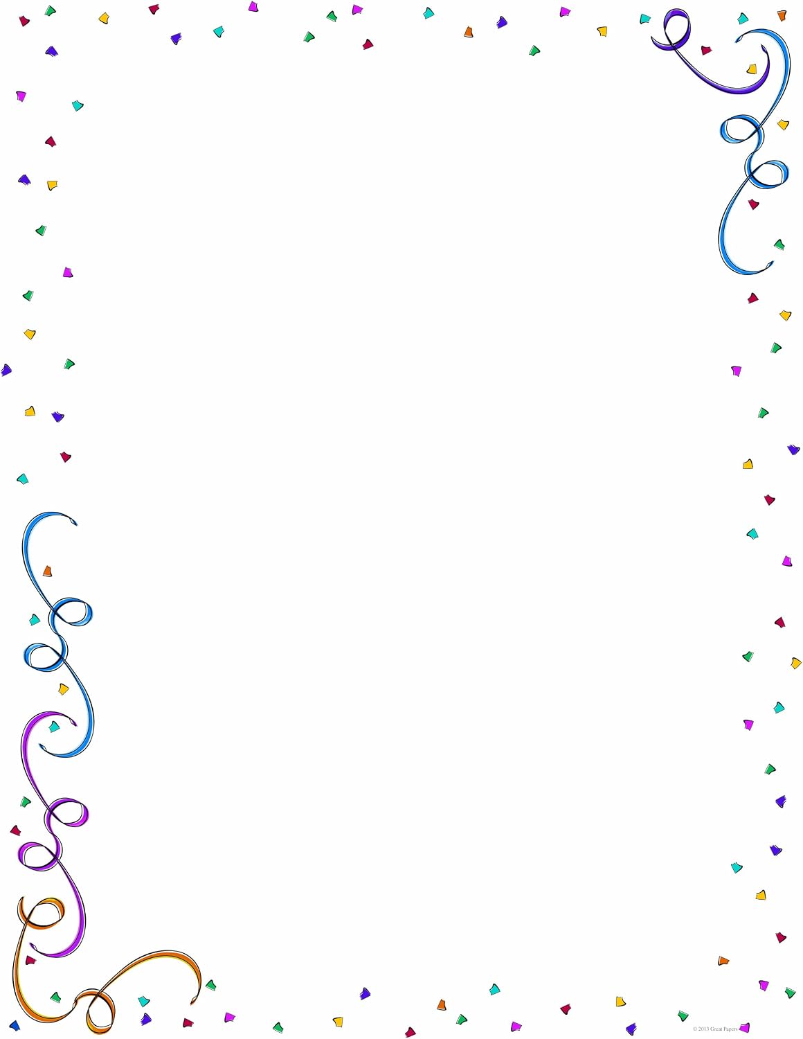 Great Papers! Party Elements Letterhead, 8.5 x 11 Inches, 80 Count (2013189)