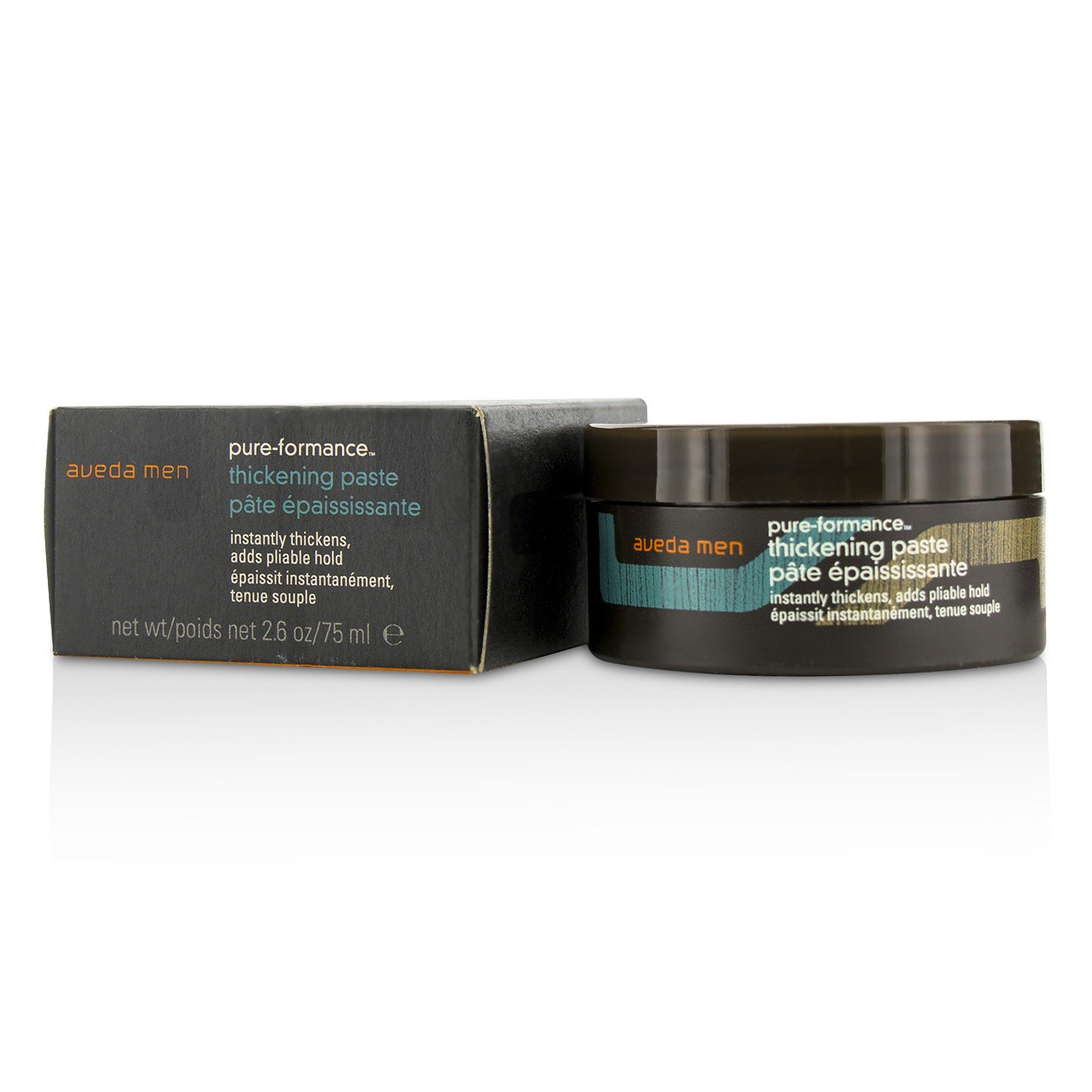 Aveda Men Pure-Formance Thickening Paste | Thickens Hair | Versatile Hold | Natural Finish Hair Styling Paste | With Amla |91% Naturally Derived*, 2.5 Fl Oz