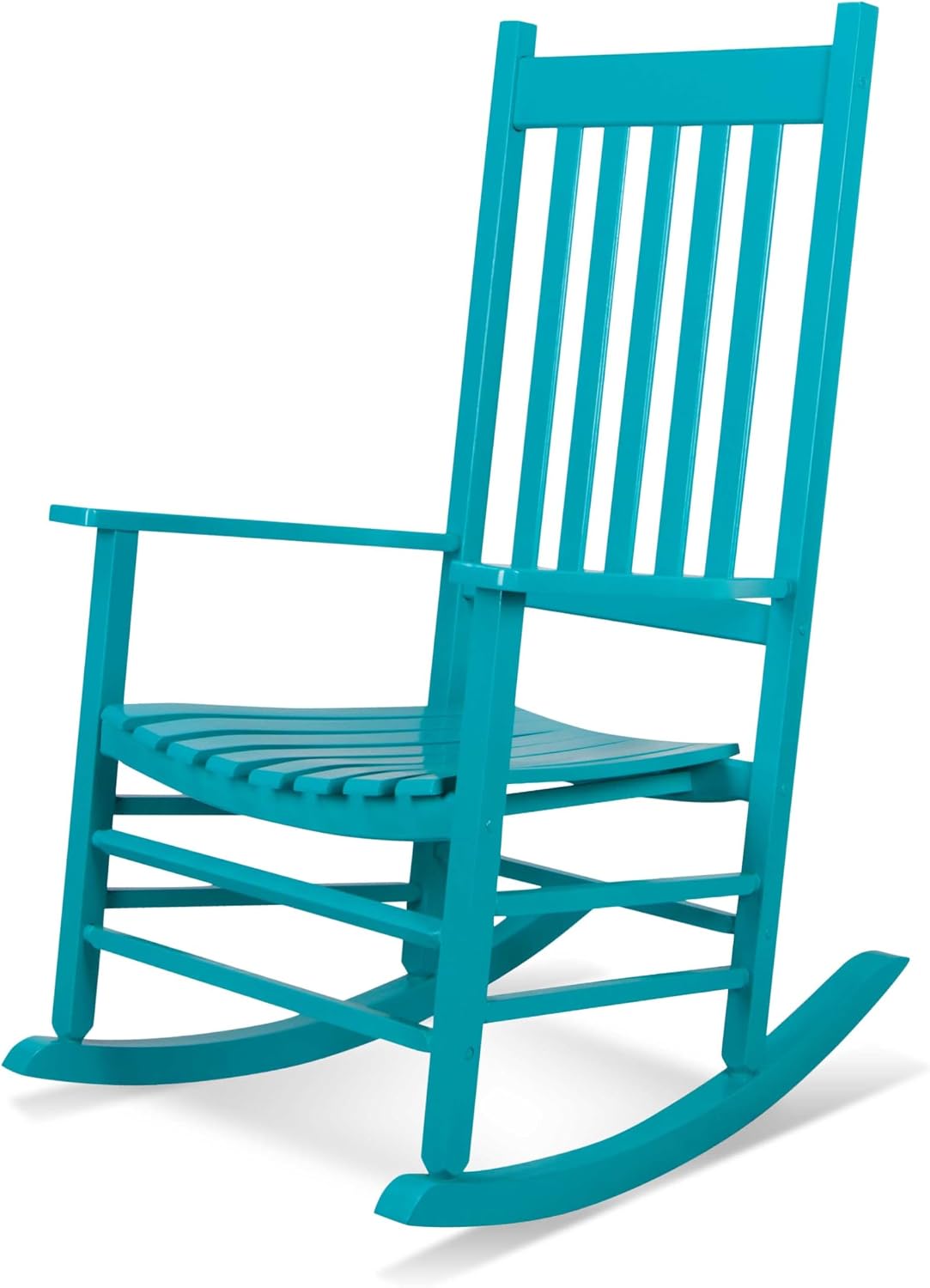 Shine Company 4332WT Vermont Porch Rocker, White (2nd Gen)