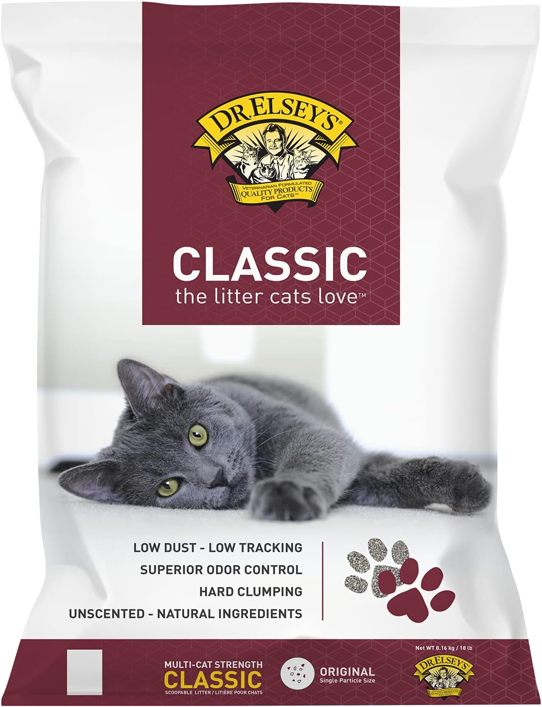 Precious Cat Classic Premium Clumping Cat Litter, 40 lb Bag