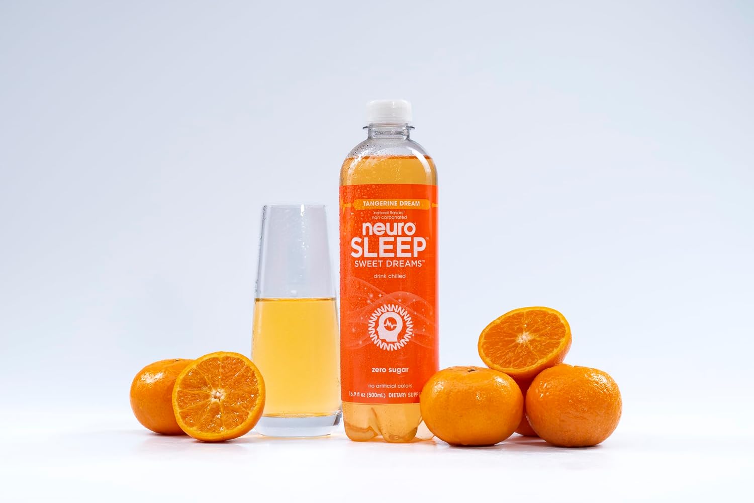 neuroSLEEP | Tangerine Dream | Functional Beverage for Restful Sleep, Non-Carbonated; 16.9 Fl Oz (Pack of 12)