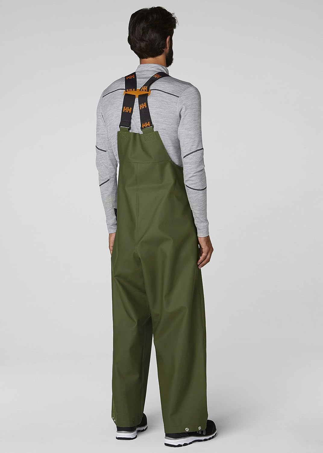 Helly Hansen Storm Rain Bib, Bib Overalls for Men, PVC-Coated Polyester
