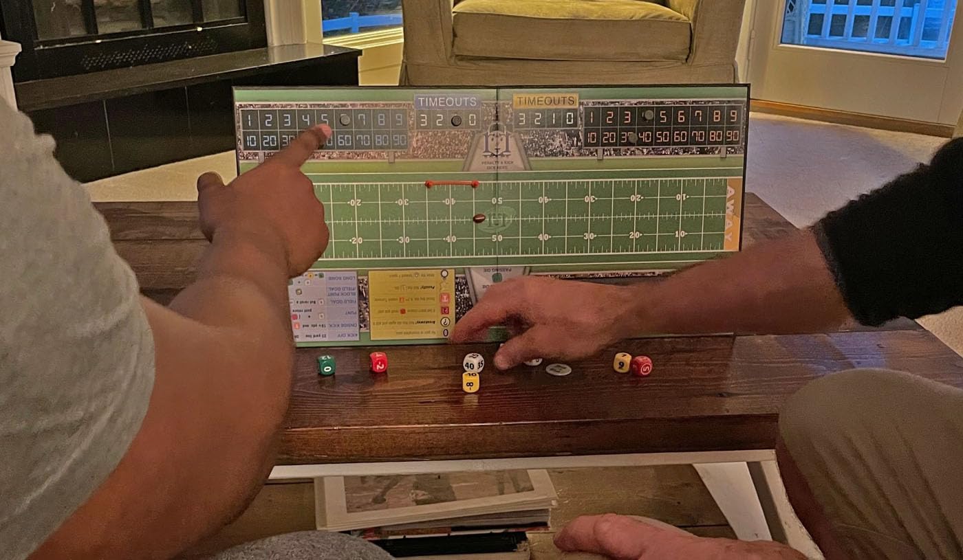 R&R Games 1st & Roll, Football Board Game for Adults and Kids, 2-4 Players, Ages 14+, Ideal for Family Night