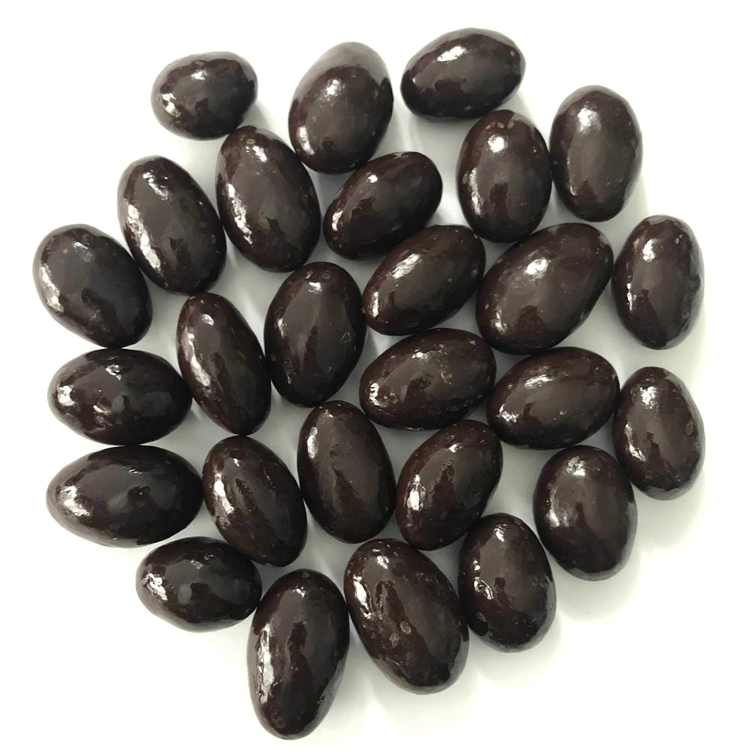 Dark Chocolate Covered Almonds - Crunchy Almonds Drenched in Rich Dark Chocolate (2 pound bag)