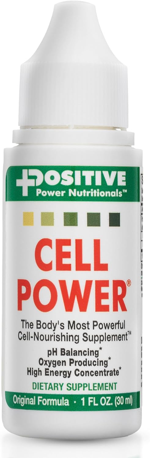 Cell Power® Oxygen Drops (1oz) - Liquid Oxygen Dietary Supplement Enriched with Beets, Grapes