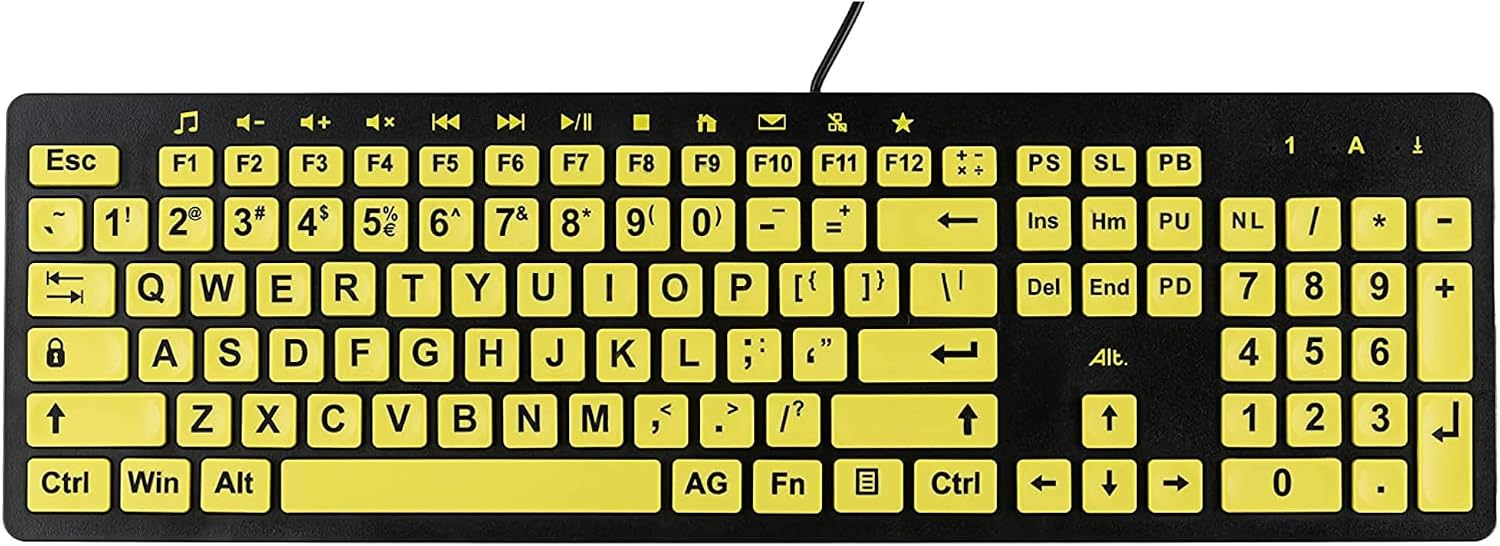 Clevy Large Print Computer Keyboard