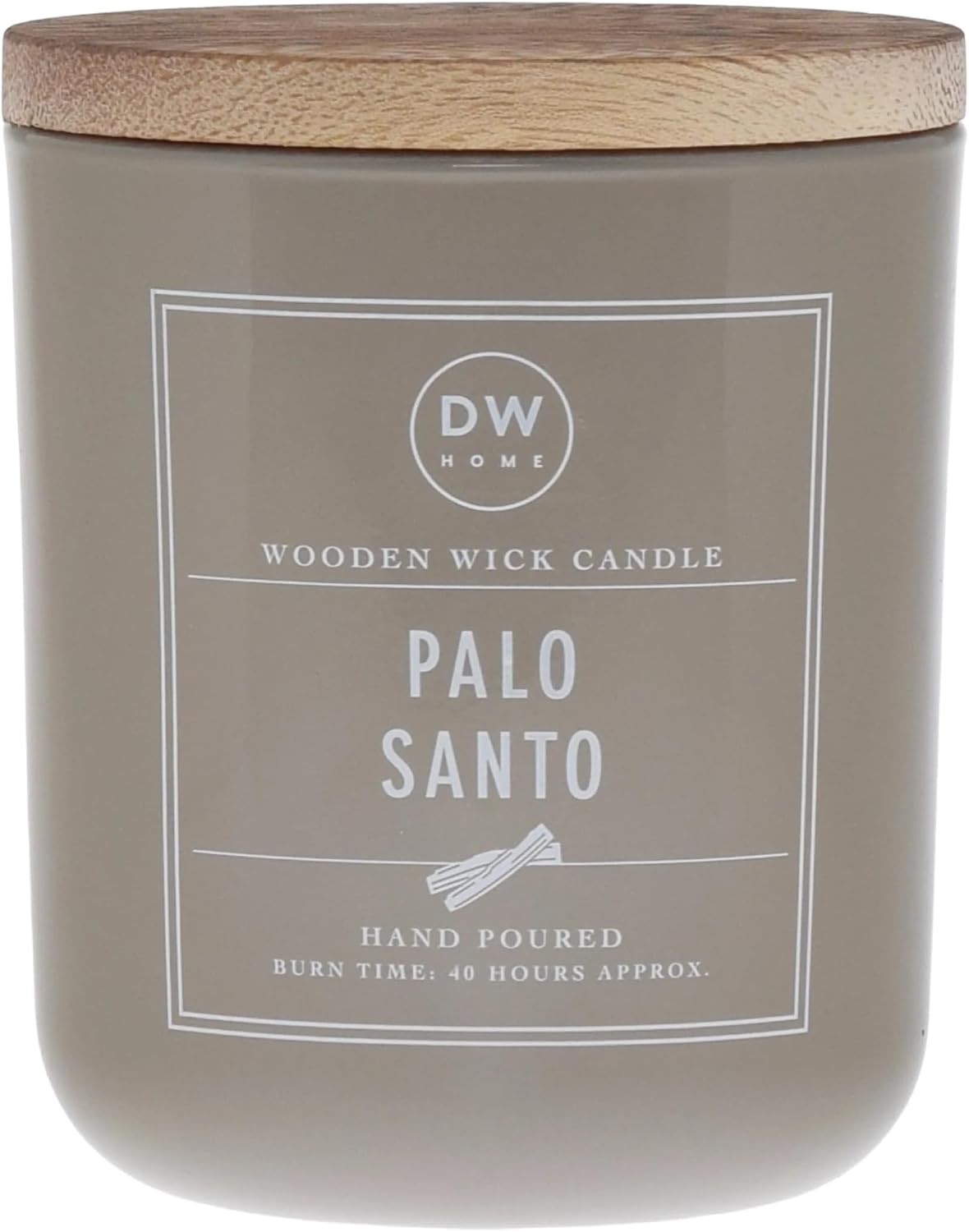 DW Home Warm Tobacco Pipe Scented Candles, 15 oz Large Double Wick Jar, Up to 56 Hour Burn Time, Strong Long Lasting Woodsy Fragrance, Gifts for Men & Women