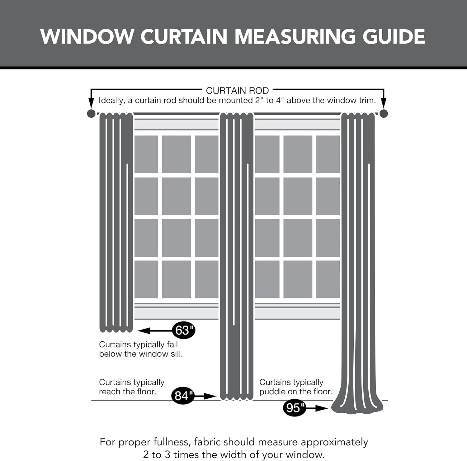 No. 918 Erica Crushed Sheer Voile Rod Pocket Curtain Panel, 51" x 108", Eggshell Off-White