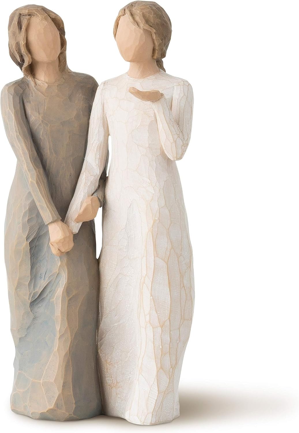 Willow Tree We are Three, Sculpted Hand-Painted Figure, Darker Skin | Cast from a Susan Lordi Original Carving, Celebrates Close Bonds, Meaningful Relationships, Thoughtful Keepsake Gift Idea