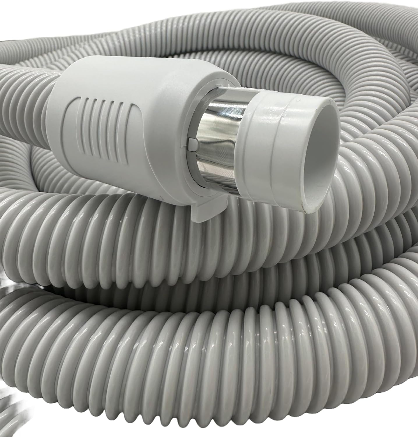 Universal Central Vacuum 30 ft High-Voltage Hose with Direct Connect Plug, ON-Off Switch Control at The Handle-Compatible with Most Inlets - Crushproof (30. Ft. Direct Connect)