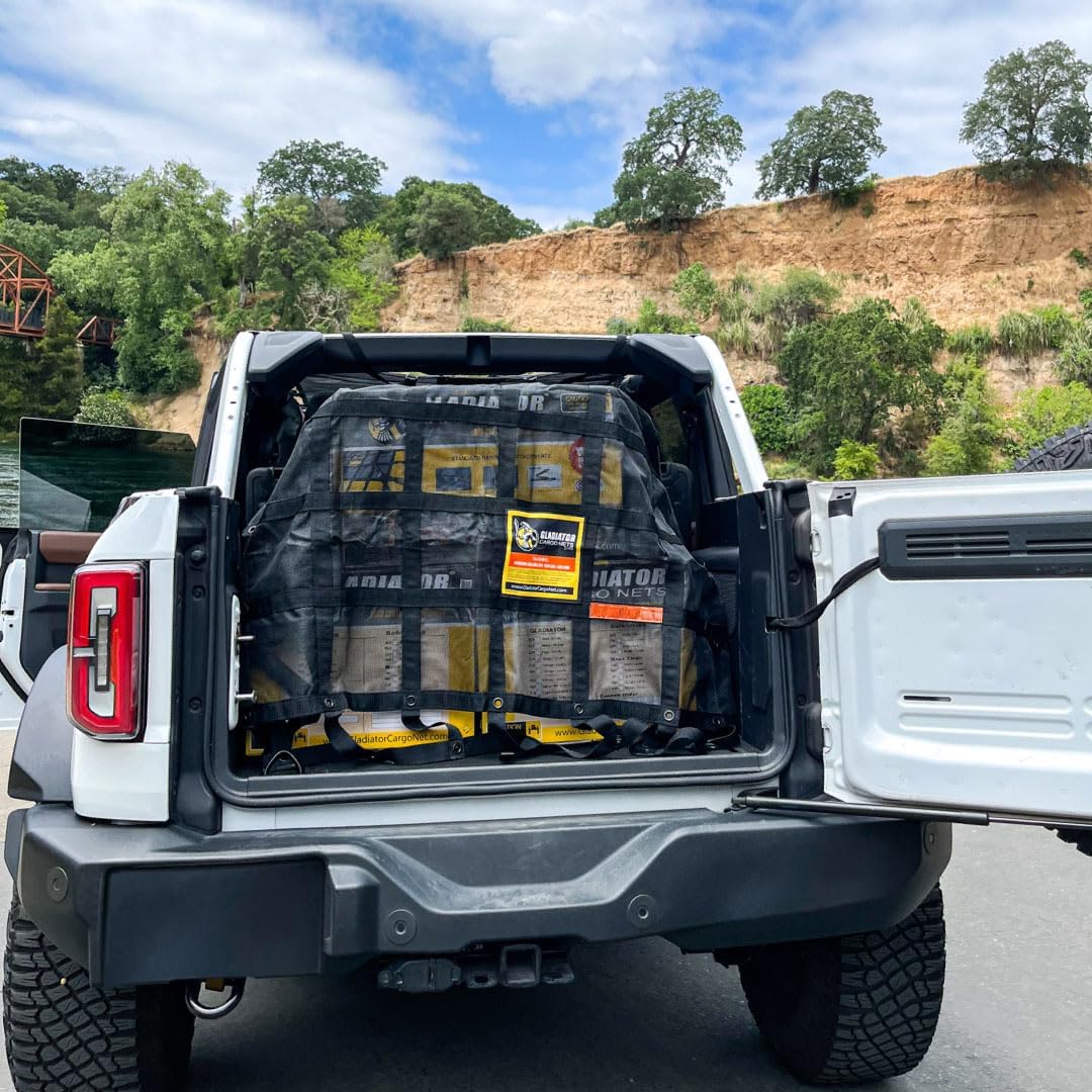 Heavy Duty Cargo Net - Truck Organizer-Interior-Roof Rack-Jeep-SUV- Baja-Camping -(GBN-100) 4' x 4'
