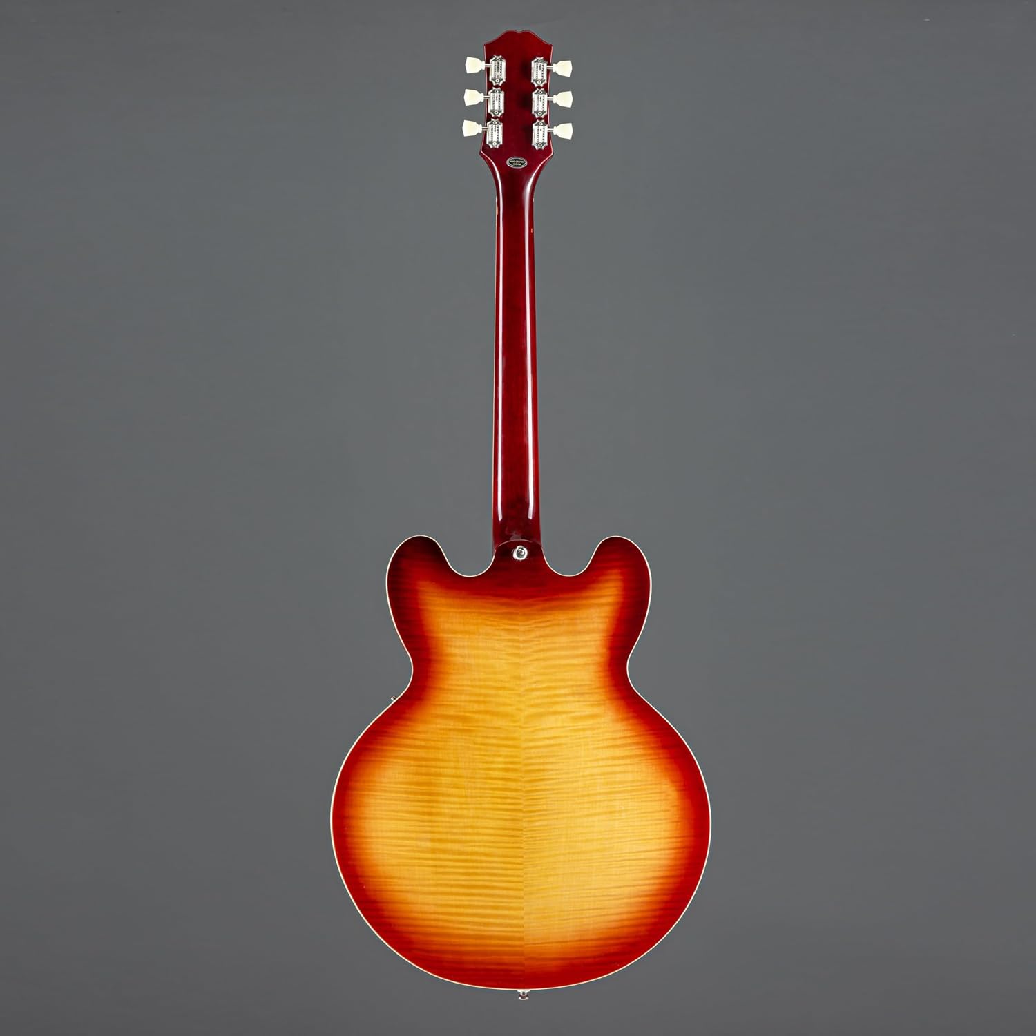 Epiphone ES335 Figured Top Semi Hollowbody, Raspberry Tea Burst