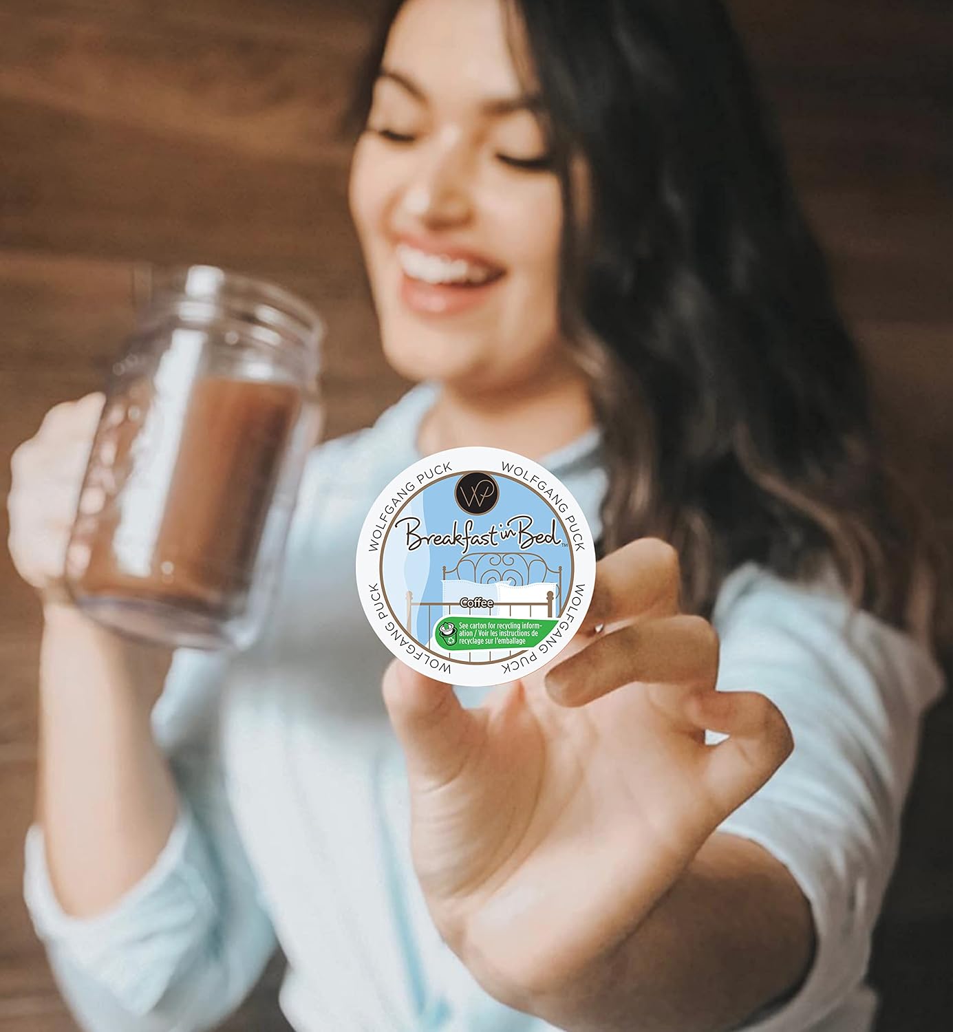 Wolfgang Puck Coffee Single Serve Capsules, Compatible with Keurig K-Cup Brewers, Hawaiian Hazelnut, 24 Count