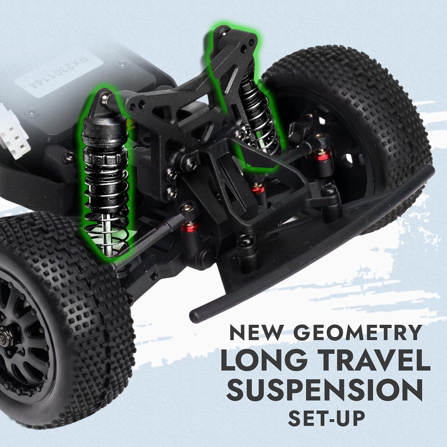 HOBBYPLUS Speck B Elite Brushless 1/24 2WD Mini RC Car - RTR RC Buggy, Fast Mini Racing Buggy – Remote Control Car Racing Vehicles (Razor Magenta)