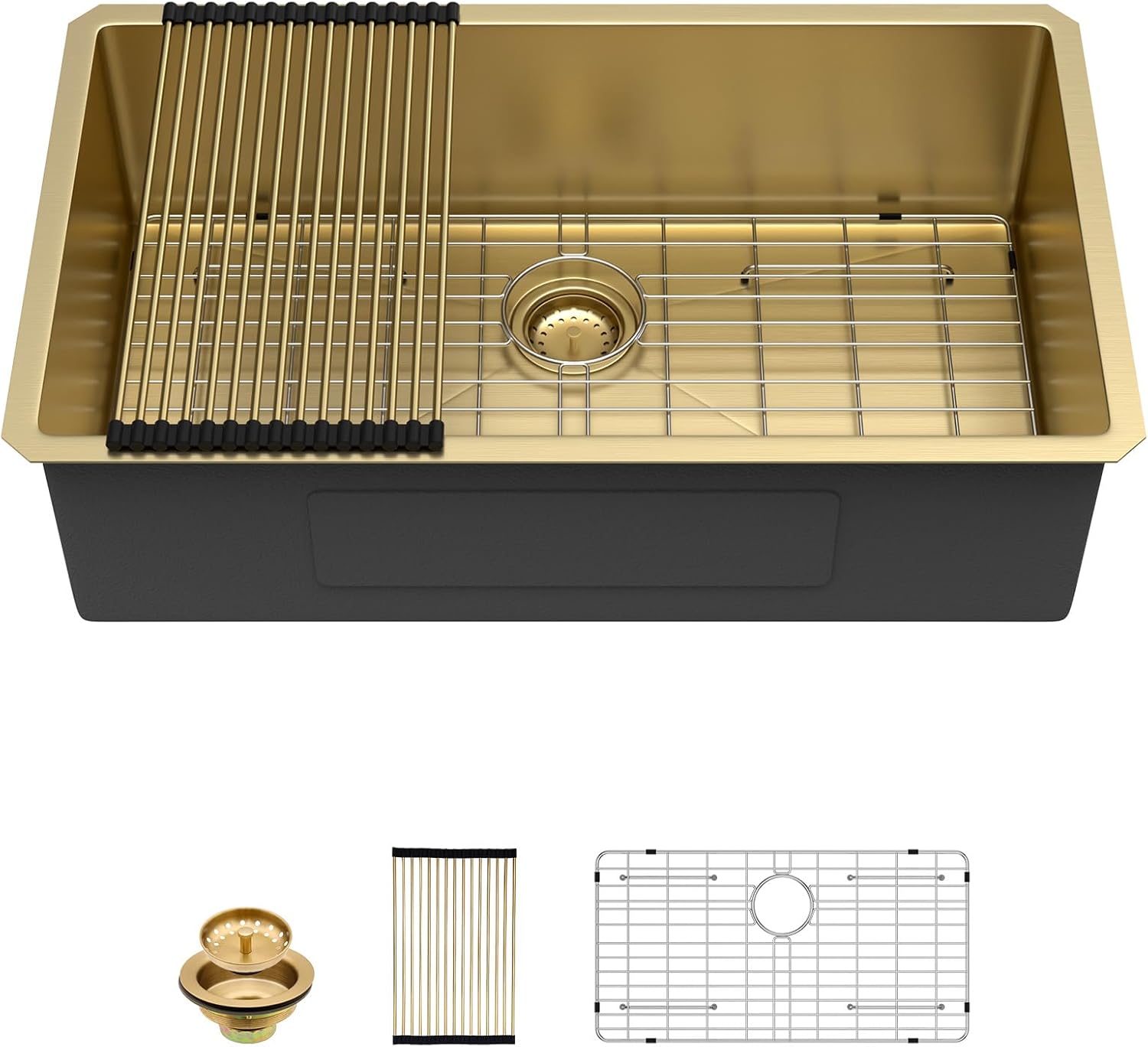Sarlai 21 Inch Undermount Laundry Sink 21x18x12 Inch Undermount Laundry Utility Sink Deep Single Bowl 16 Gauge Stainless Steel Laundry Tub Sinks