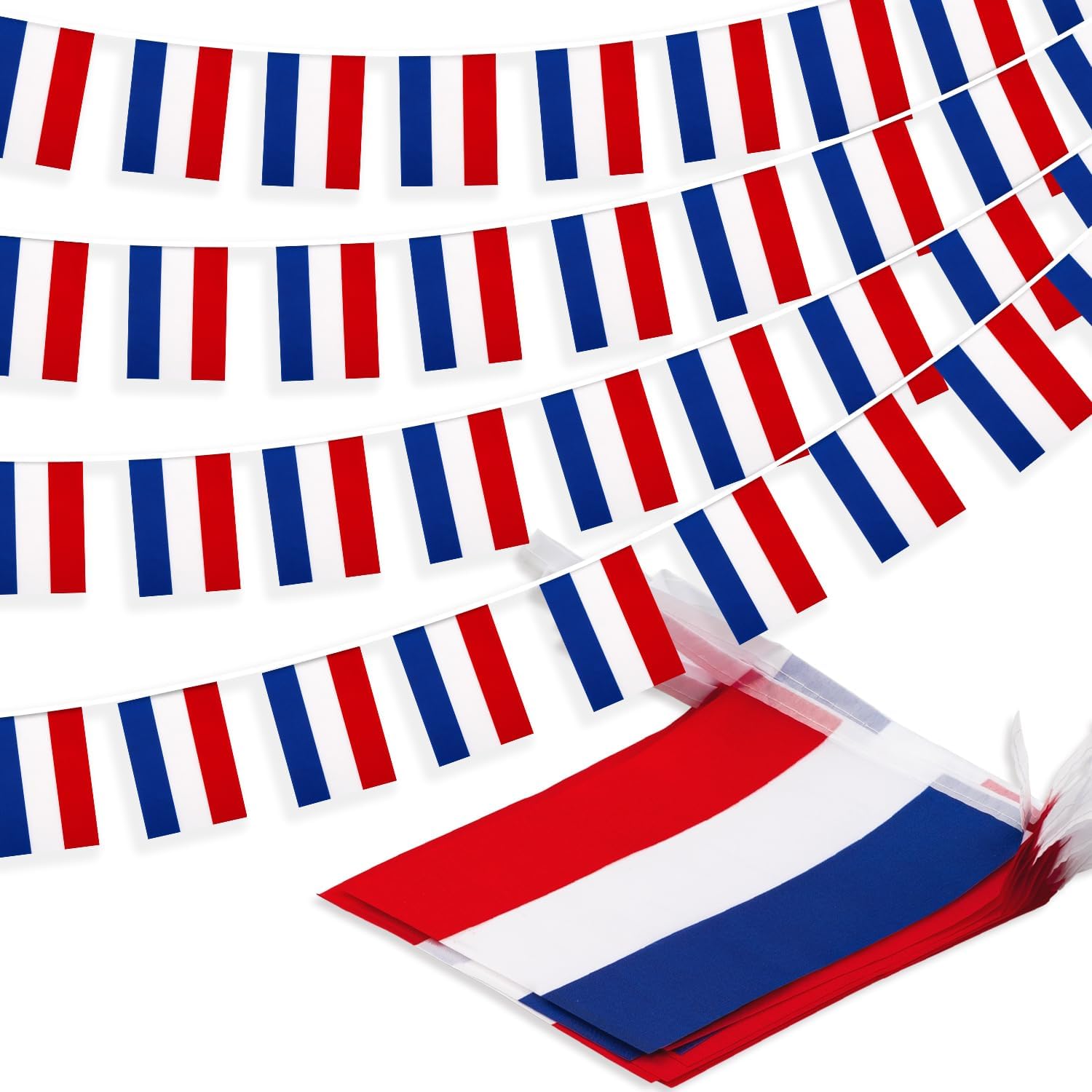 Nicaragua String Flag Pennant Banner, Small Mini Nicaraguan Flags Bunting Banner, National Country Decoration for School, Party, Sports Events, Patriotic Festival, 33 Feet 30 Flags