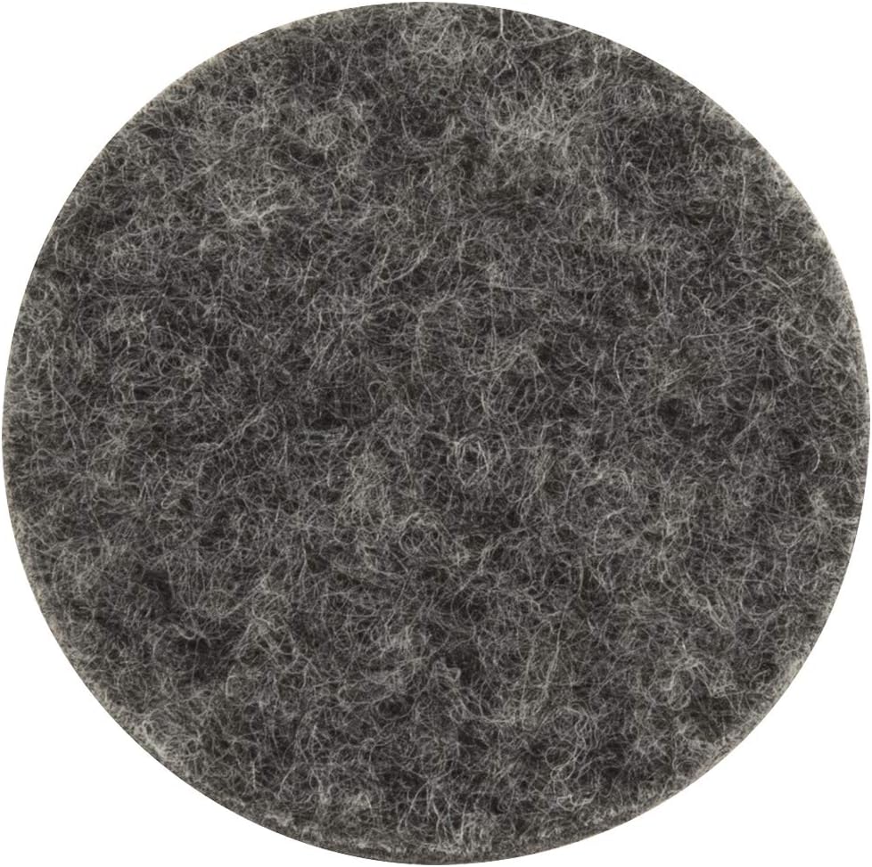 softtouch 1 1/2" Round Heavy Duty Felt Furniture Pads for Hardwood, Brown (24 Pack)