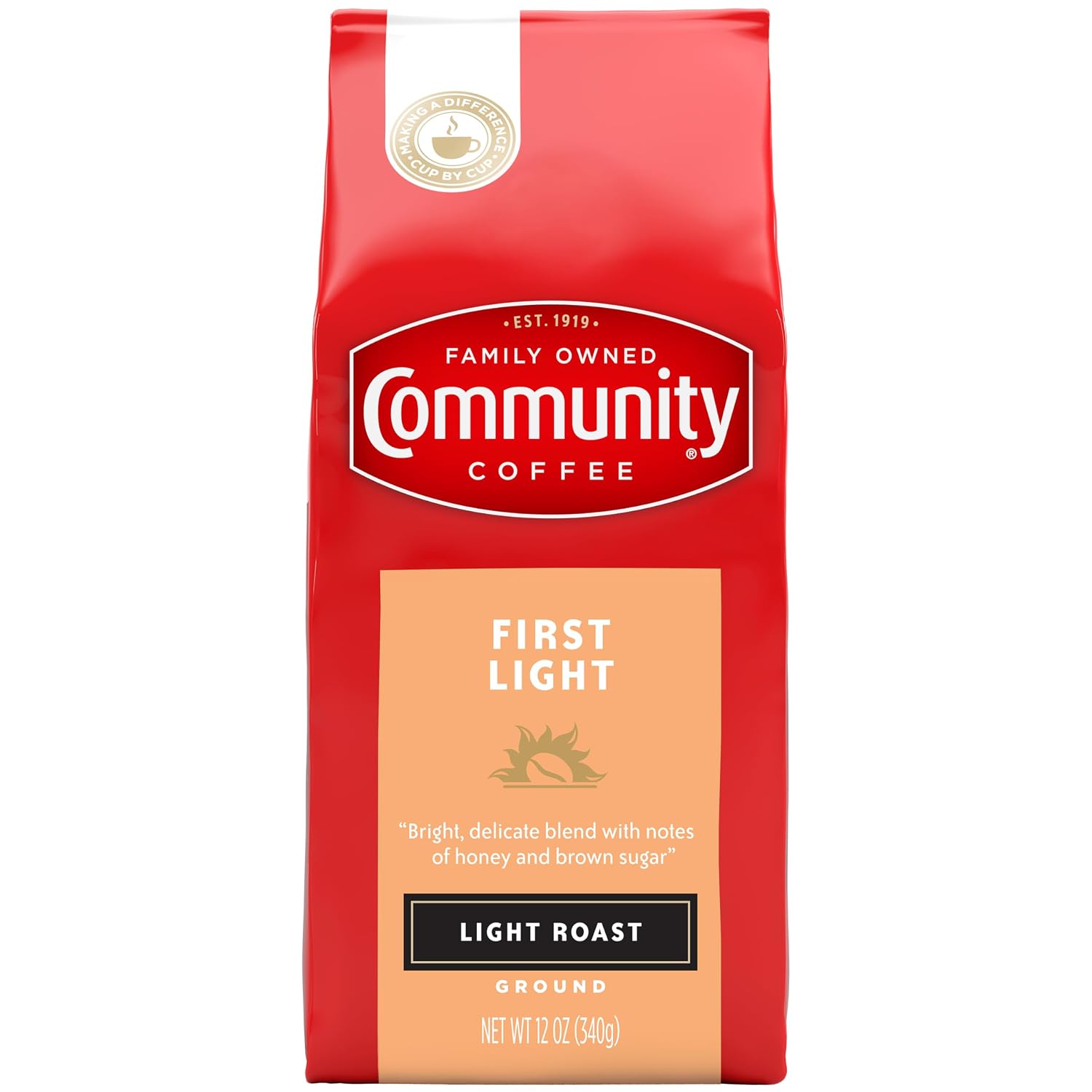 Community Coffee French Roast, Ground Coffee, Extra Dark Roast, 12 Ounce Bag (Pack of 1)