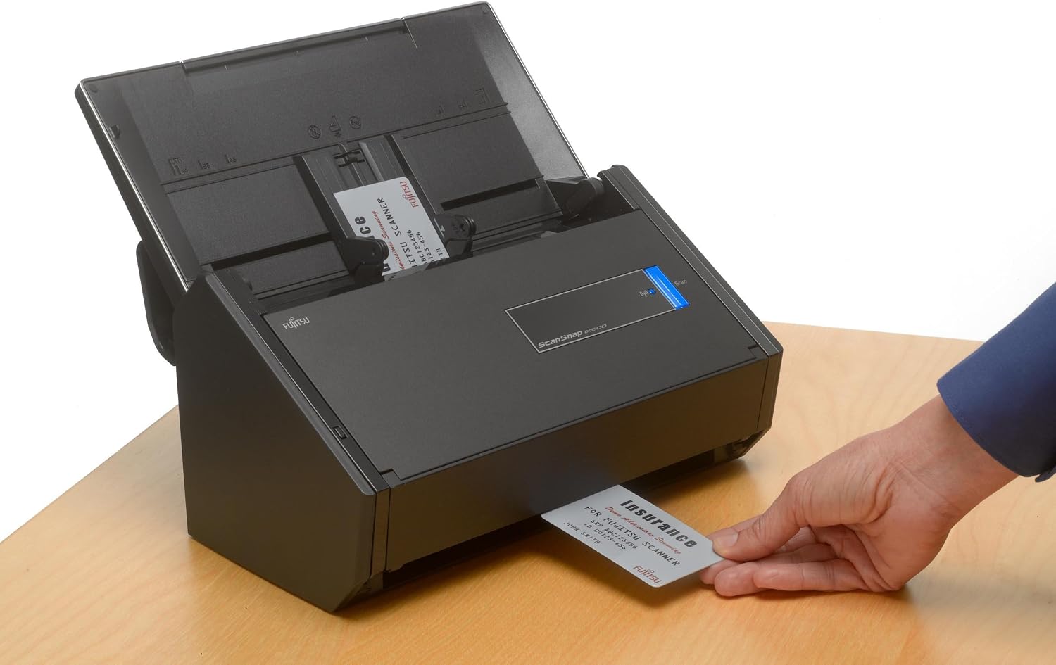 Fujitsu ScanSnap iX500 Color Duplex Desk Scanner for Mac and PC (Renewed)