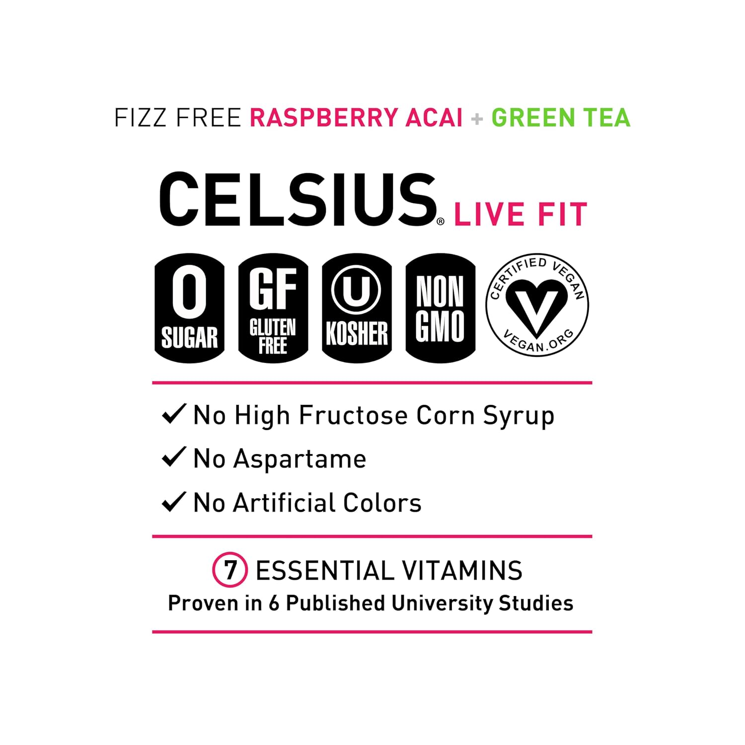 CELSIUS Sparkling Cola, Sugar Free Energy Drink, 12 Fl Oz (Pack of 12)