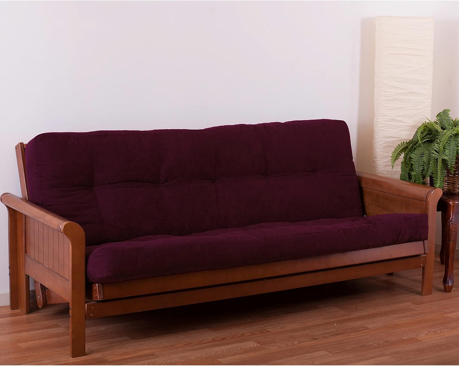 Blazing Needles Renewal 6" Twill Futon Mattress, Queen, Sage