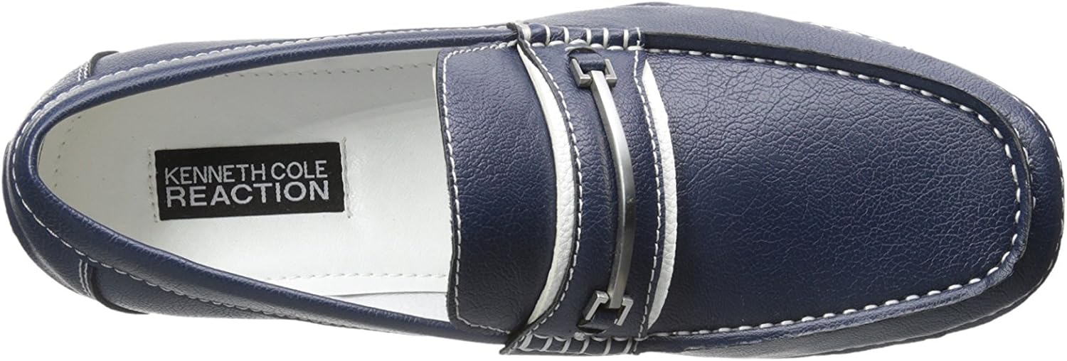 Kenneth Cole Reaction Men's Vic-Tour-Y Casual Slip-On, Blue, 8.5 M US