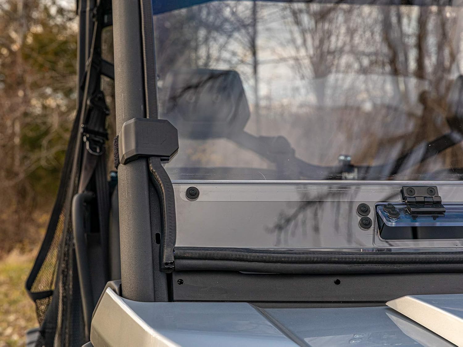 SuperATV Flip-Vent Windshield for Can Am Defender HD Models