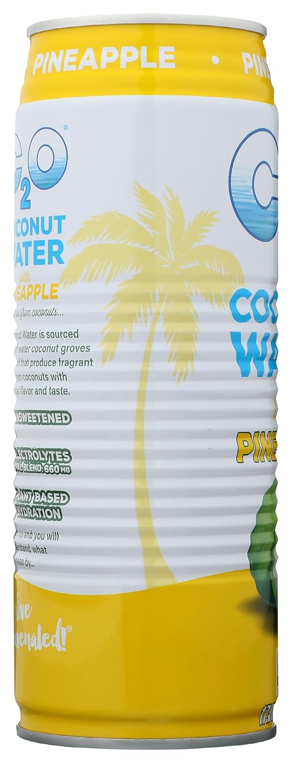 C2O Pure Coconut Water with Pulp, 17.5 Fluid Ounce