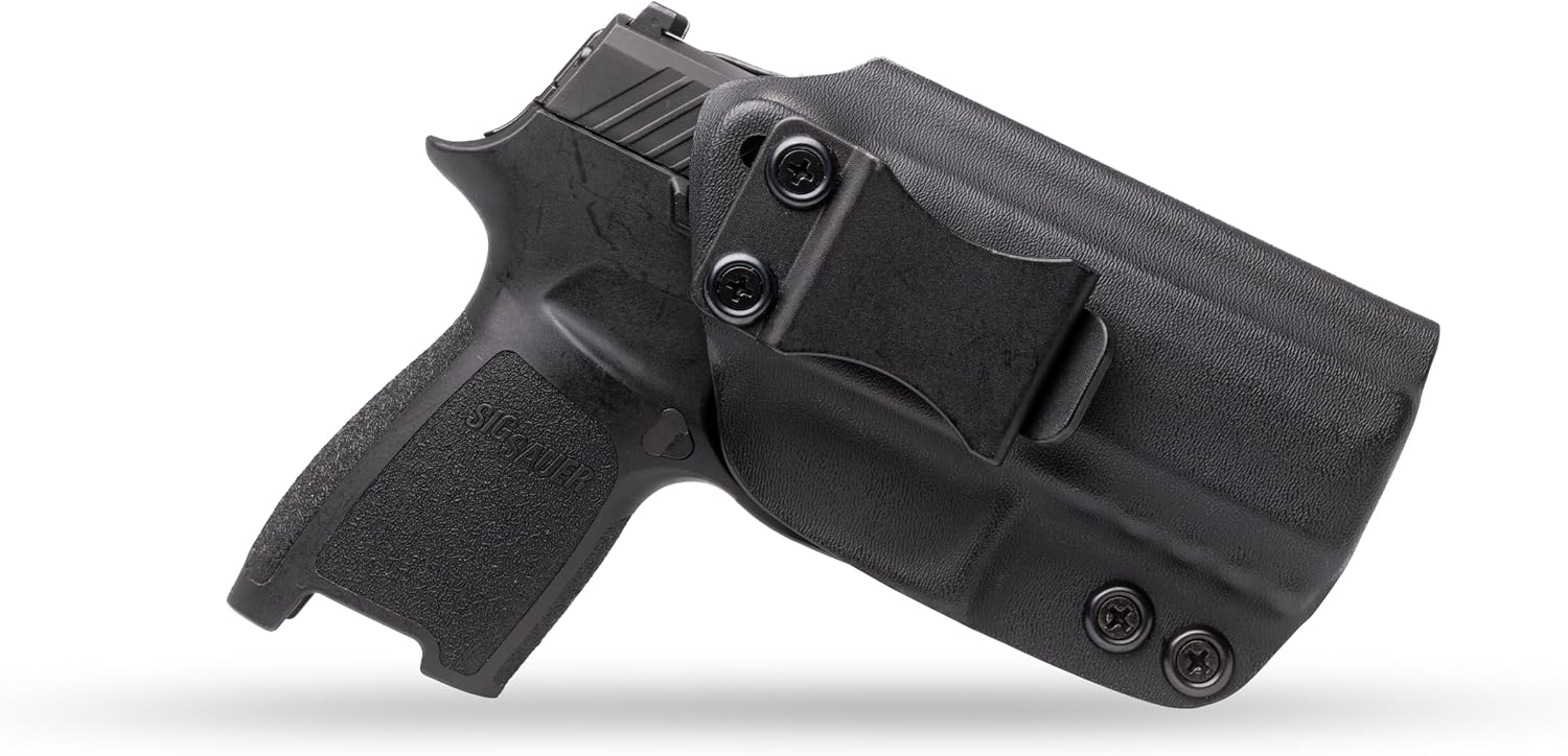 IWB Kydex Holster for Inside Waistband Carry – Adjustable Cant & Retention – Over 200+ Models Available, Glock, Sig Sauer, CZ, FN, Smith & Wesson, Springfield, TTI & More