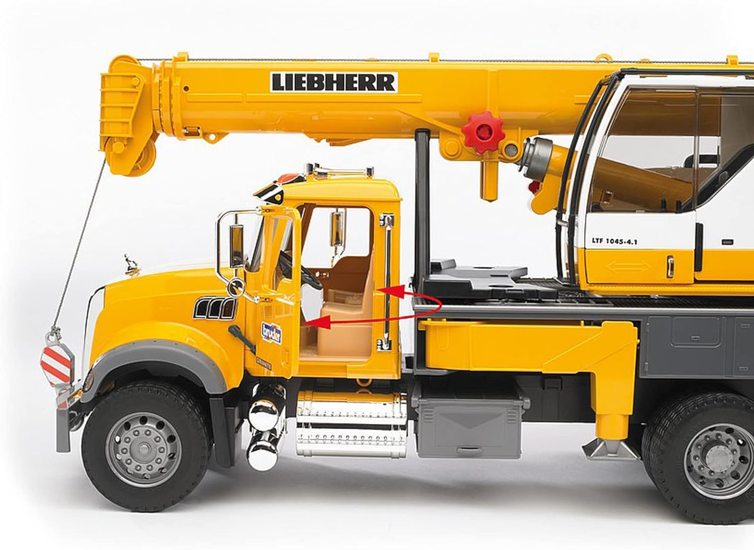 Bruder 02818 Mack Granite Liebherr Crane Truck