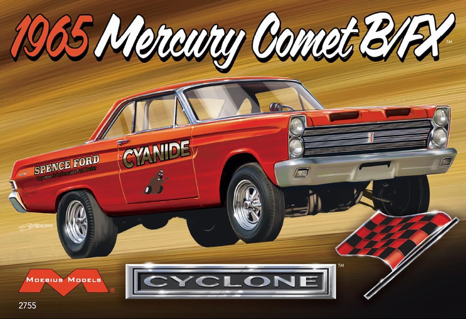 Moebius 1/25 1965 Mercury Comet B/FX Plastic Model MOE2755 (Automotive)