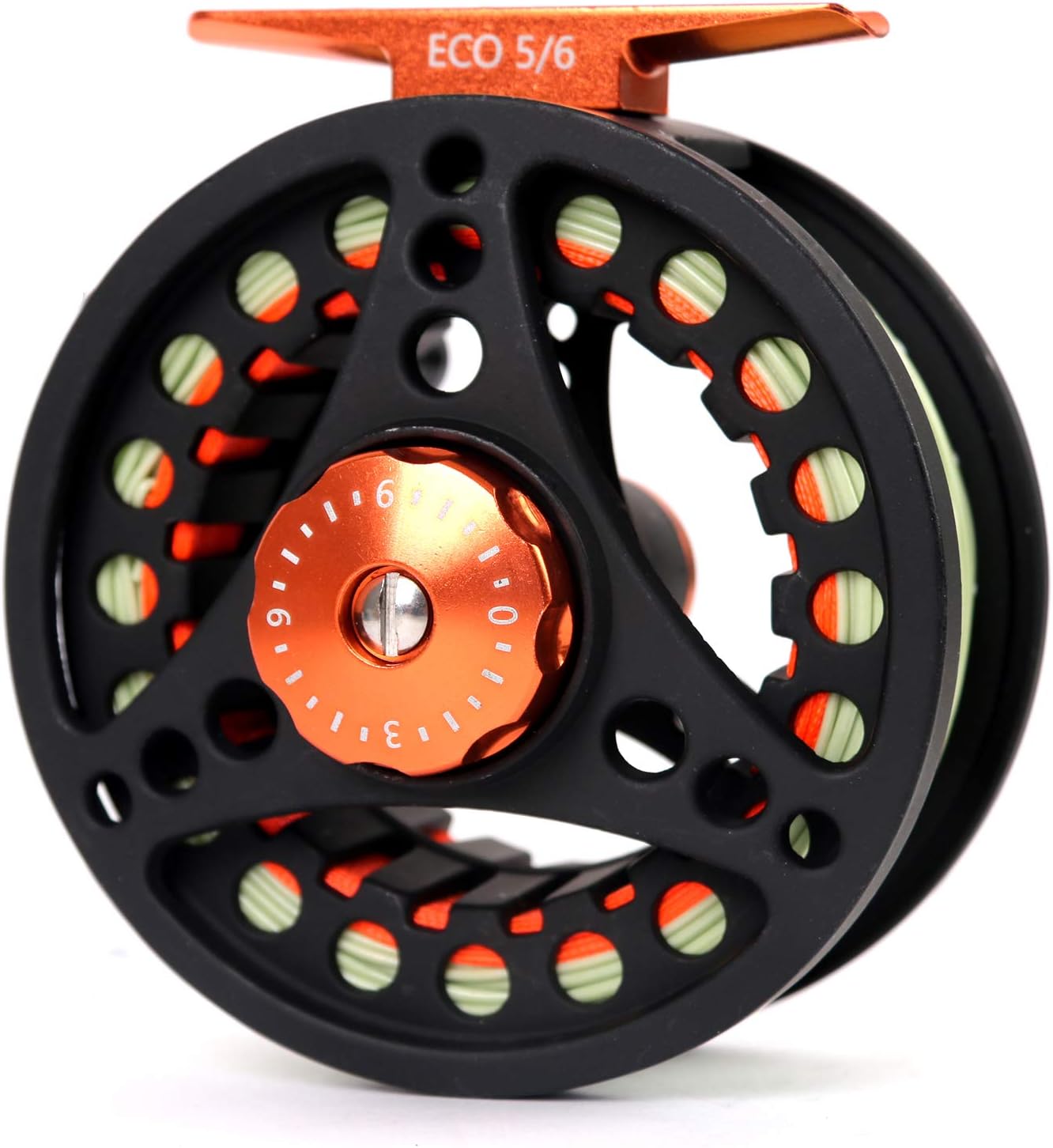 M MAXIMUMCATCH Maxcatch ECO Large Arbor Fly Fishing Reel (3/4wt 5/6wt 7/8wt) and Pre-Loaded Fly Reel with Line Combo