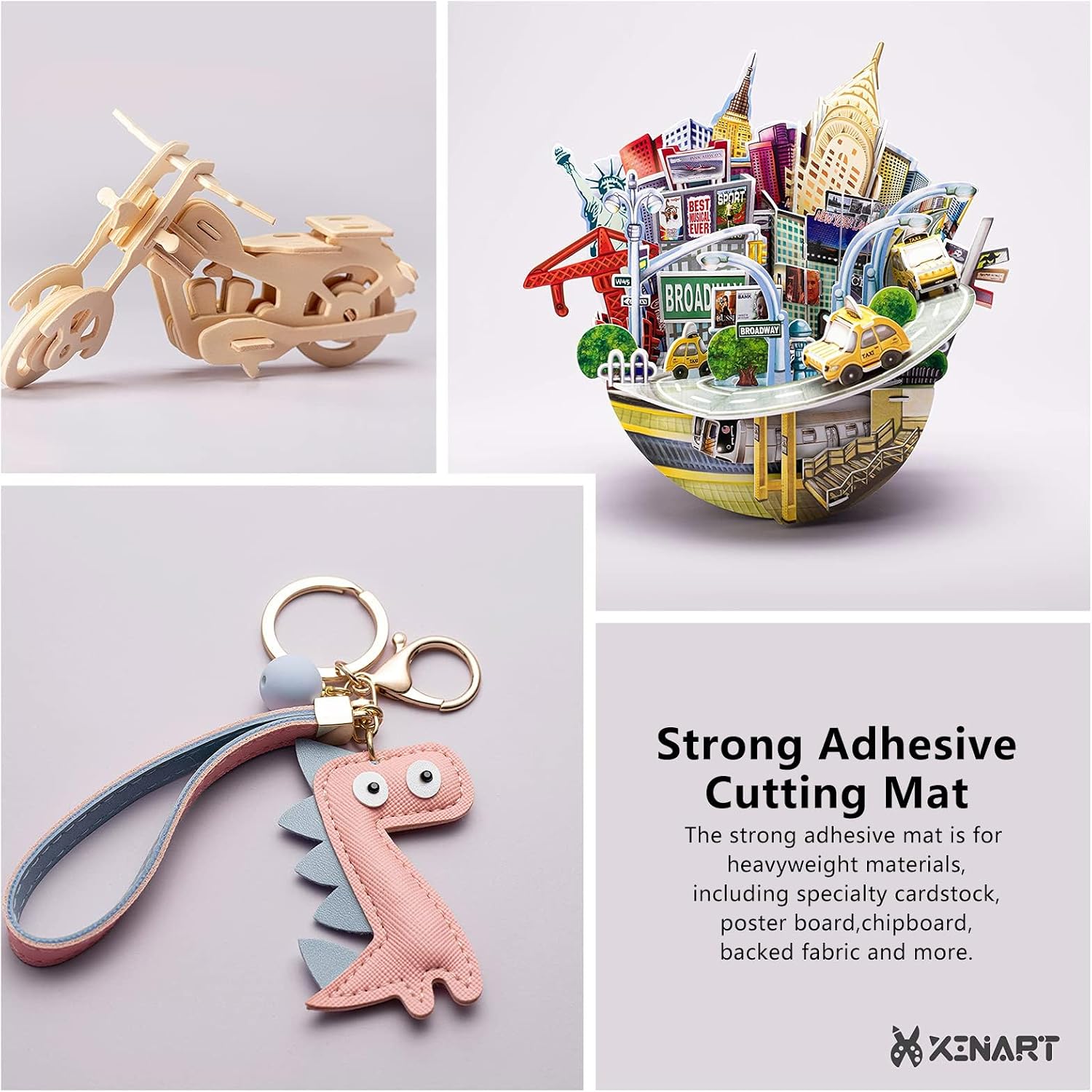 Xinart Cutting Mats for Cricut Maker 3,Maker,Explore 3,Air 2,12x24 inch Variety Replacement Cut Mat Compitable with Cricut Machines 3 Mats