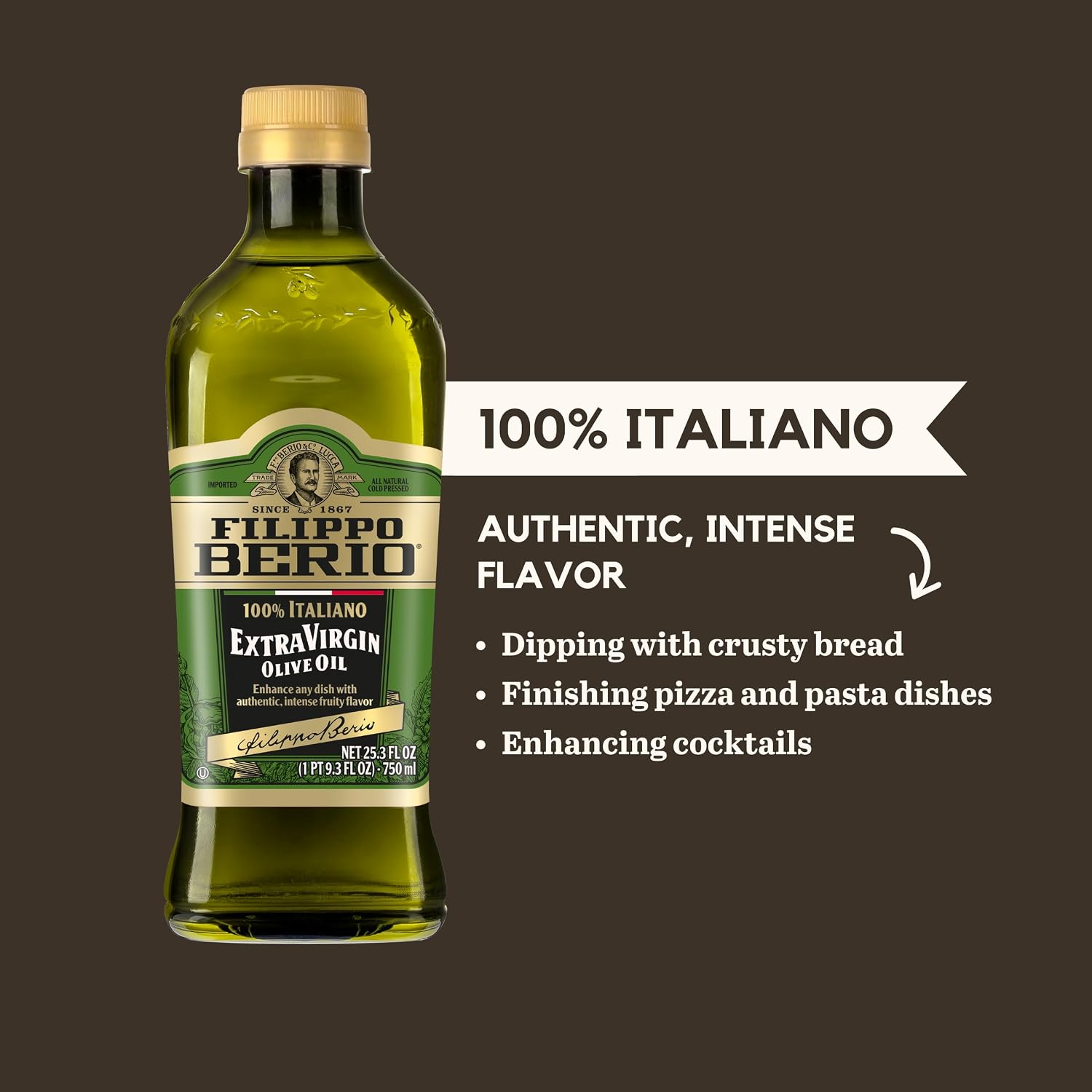 Filippo Berio Pure Olive Oil, 101.4 Ounce Tin