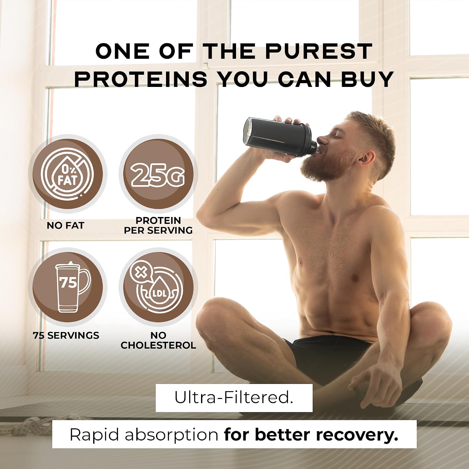 Muscle Feast Grass-Fed Whey Protein Isolate Powder, Chocolate (2lb) | All Natural Hormone Free Pasture Raised, Whey Isolate Protein for Men & Women, Clean, Non-GMO, Delicious Isolate Protein