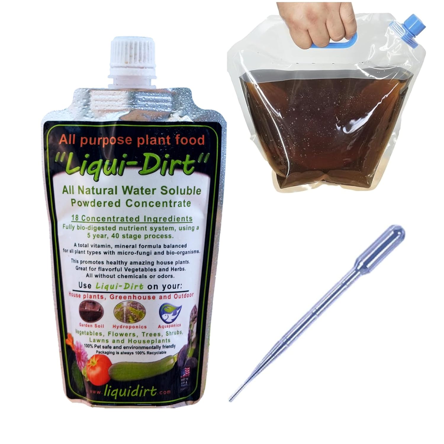 Soil Booster Plant Food Makes Up to 250 Gallons of Nutrient Mix