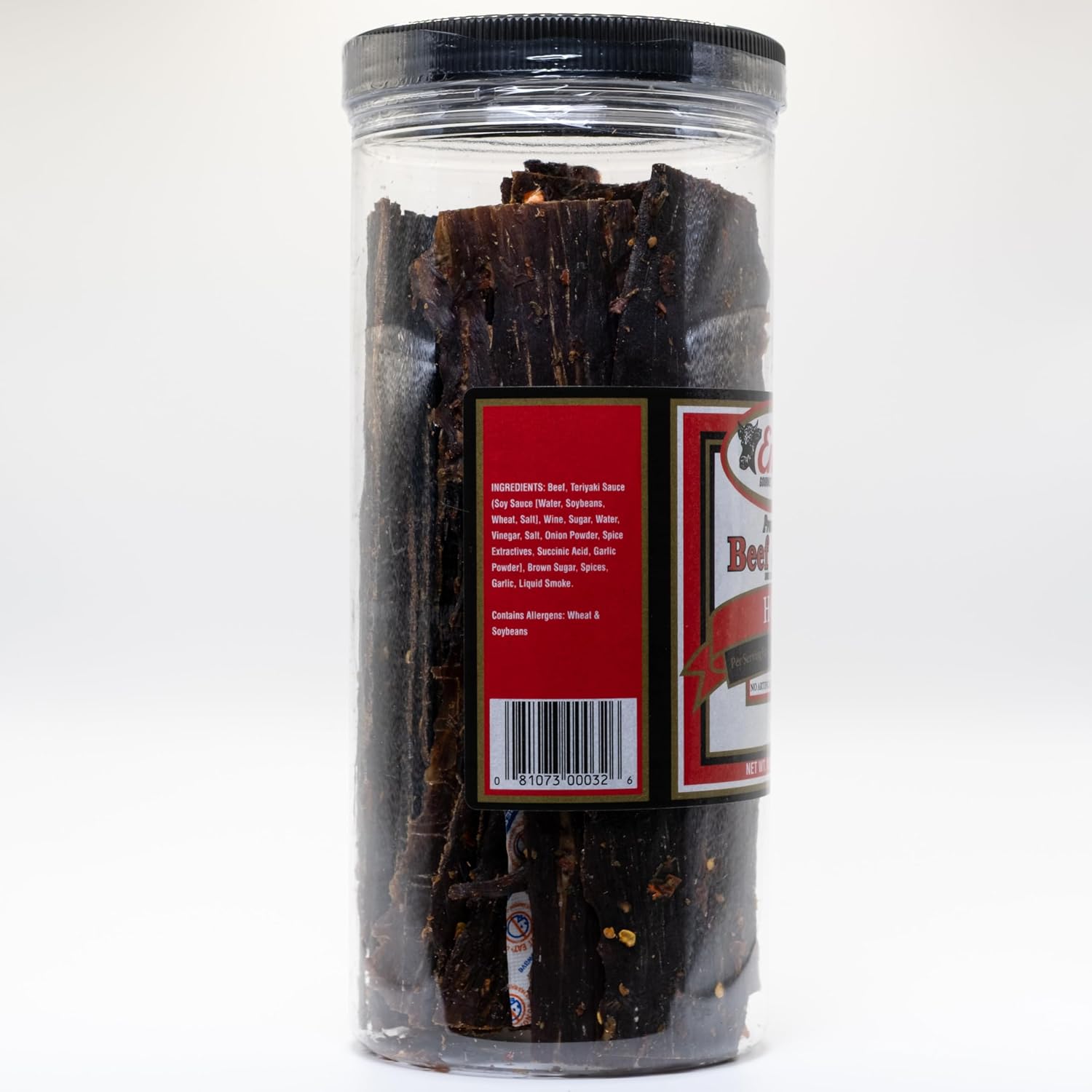 Enjoy Peppered Beef Jerky 8 oz (Pack of 1) | High Protein | No Nitrites