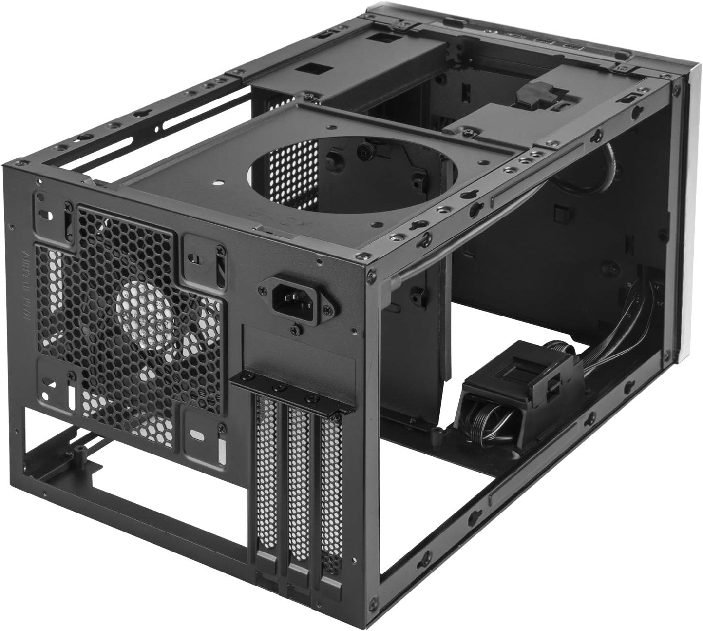 Silverstone Technology SUGO 14, SG14, Black, Mini-ITX Cube Chassis, Supports 3 Slot Full Length GPUs/ATX PSU / 240mm AIO, 4 Removable Panels