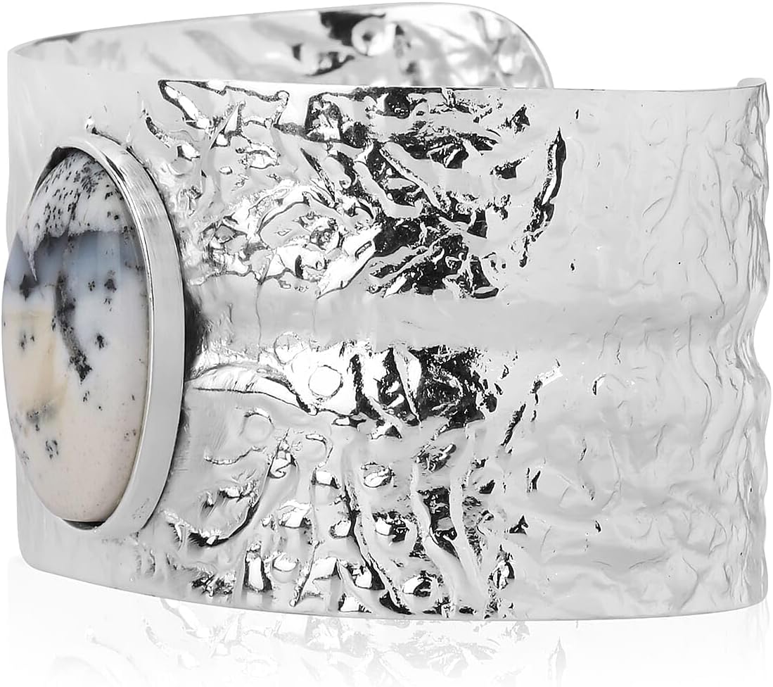 SHOP LC DELIVERING JOY Handmade Gemstone Cuff Bracelet