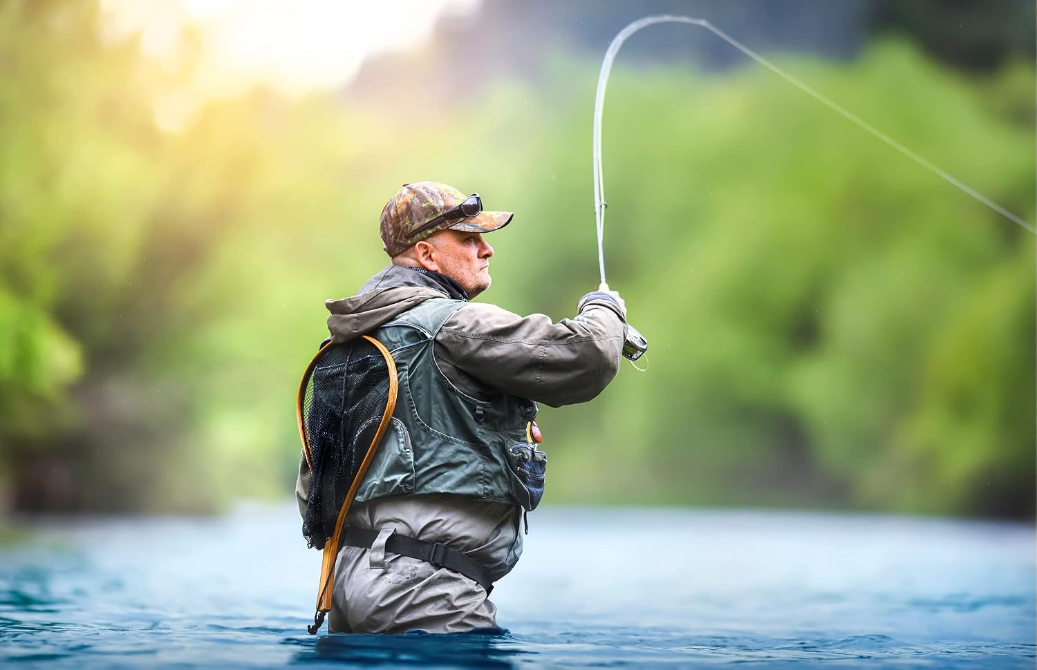 The Fly Fishing Place Guerilla Hopper Trout Flies - Yellow High Visibility Grasshopper or Stonefly Dry Fly - 6 Flies Hook Size 10