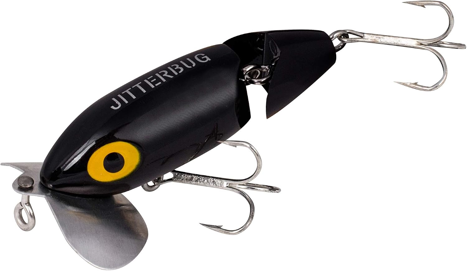 Arbogast Jitterbug Topwater Bass Fishing Lure - Excellent for Night Fishing