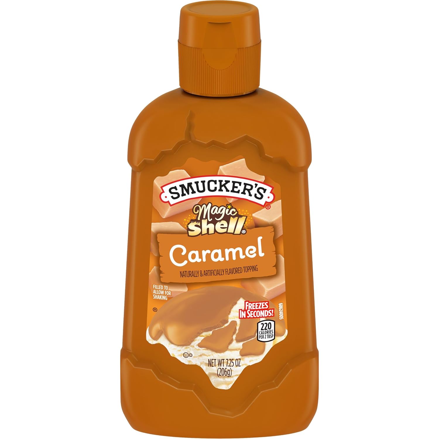 Smucker's Magic Shell Caramel Flavored Topping, 7.25 Ounces