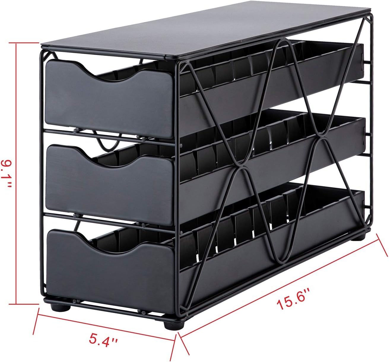 FlagShip Nespresso Vertuo Pod Holder 60 Large Pods Capacity 3 Tier