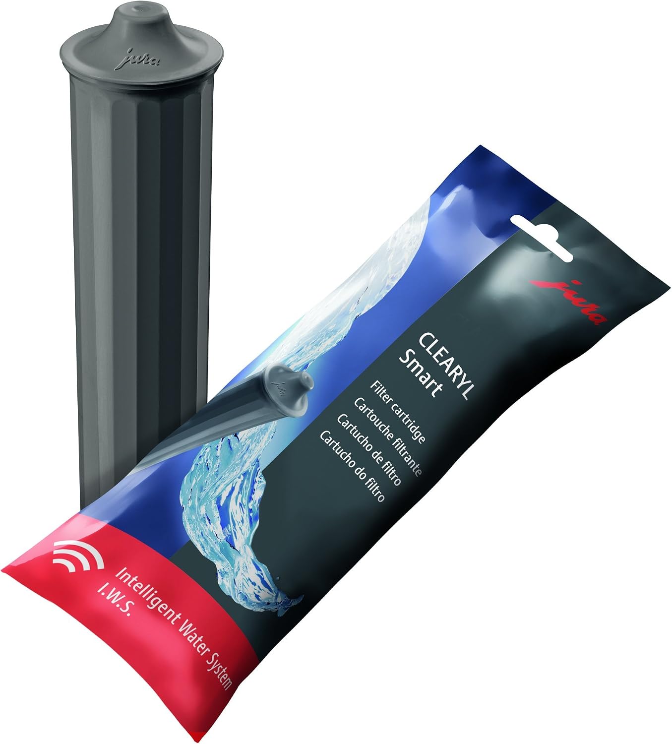 Jura 72629 Clearyl Smart Water Filter Cartridge (4 Filters) | Reduces chlorine, lead, aluminum and copper, Helps prevent scale buildup
