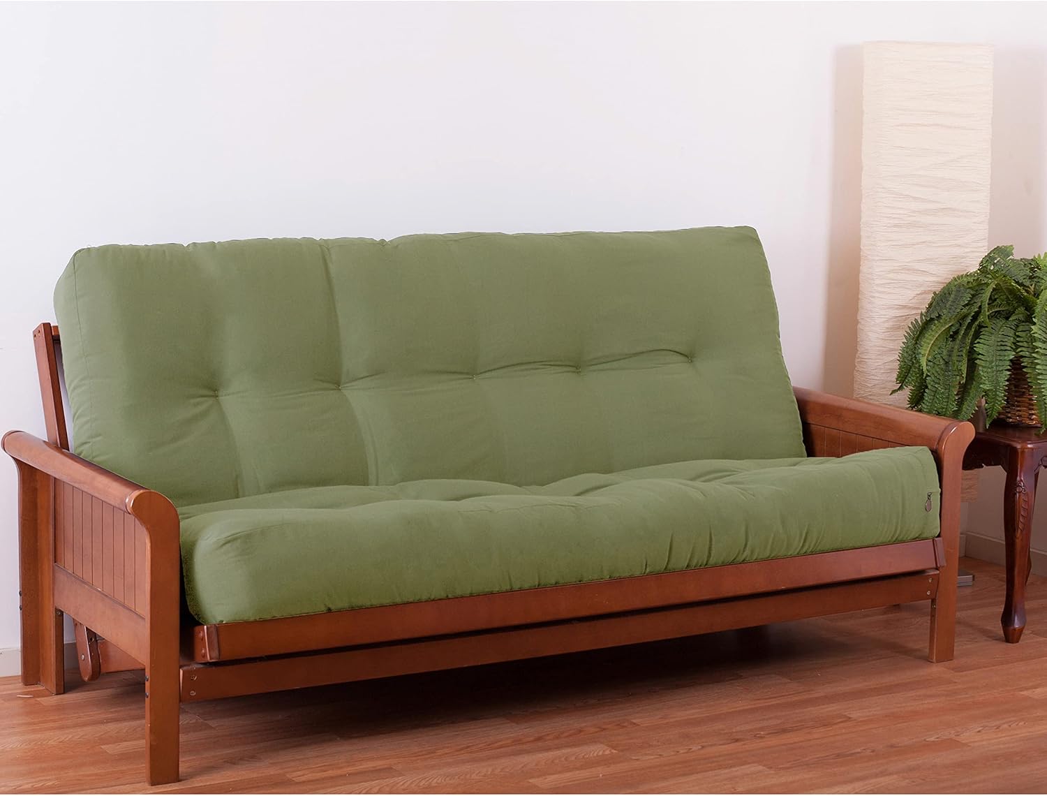 Blazing Needles Renewal 9" Twill Futon Mattress, Queen, Sage