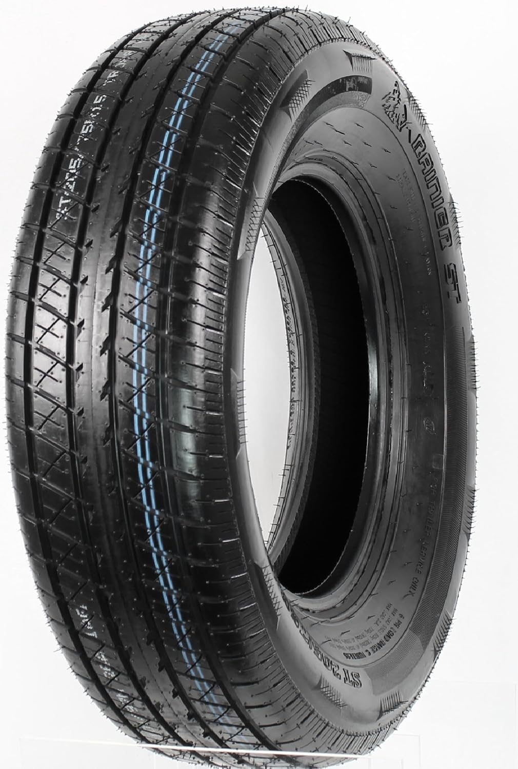 eCustomrim 2-Pack ST205/75R15 DEEP TREAD Radial Trailer Tire Load Range C | 6-Ply 1820 Lbs 205/75R15 15 Inch 205 75 15 Heavy Duty Steel Belted Tire