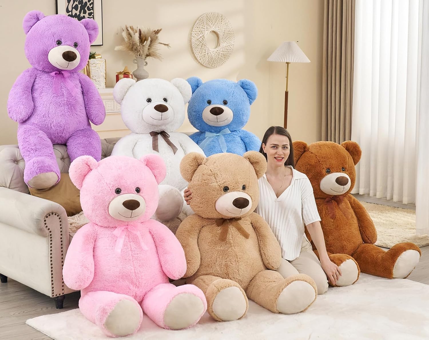 Toys Studio 47 Inch Big Teddy Bear Giant Stuffed Animal for Girls
